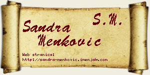 Sandra Menković vizit kartica